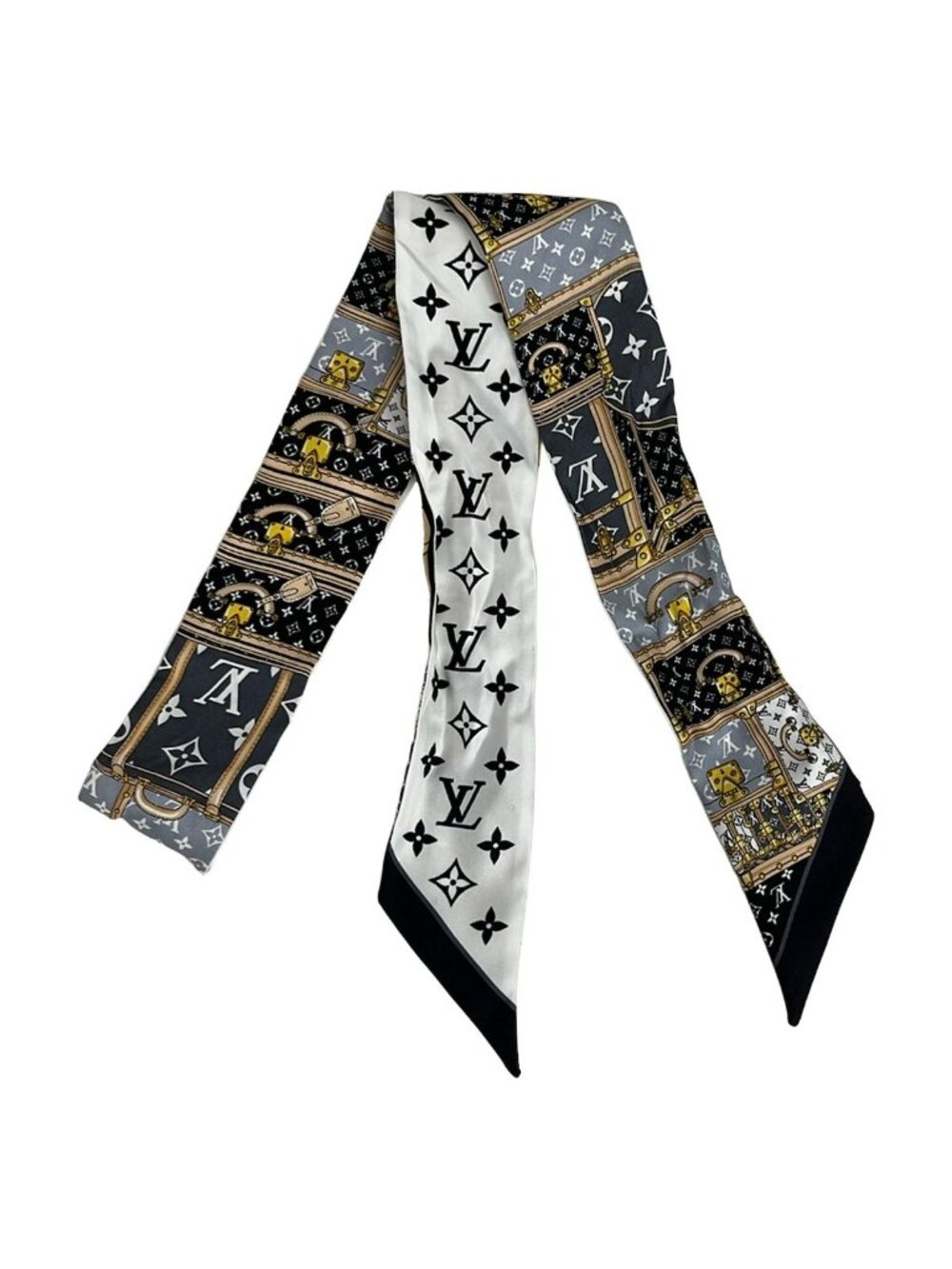Louis Vuitton Scarf Bandeau BB Let's Go Noir Ribbon